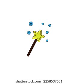 magic wand vector type icon