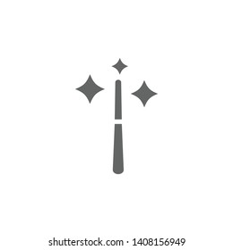 Magic, wand, wizard icon. Element of materia flat tools icon