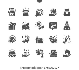 Magic Well-crafted Pixel Perfect Vector Solid Icons 30 2x Grid for Web Graphics and Apps. Simple Minimal Pictogram