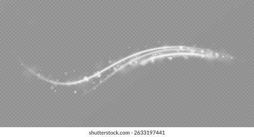 Magia 
vento branco. 
cometa branco com estrelas cintilantes e poeira.