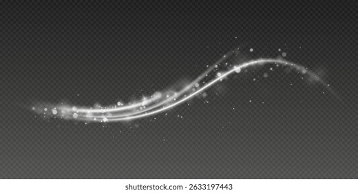 Magia 
vento branco. 
cometa branco com estrelas cintilantes e poeira.