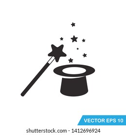 magic wind icon vector template