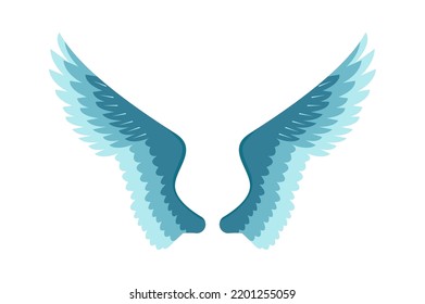 Magic wings icon. Vector illustration