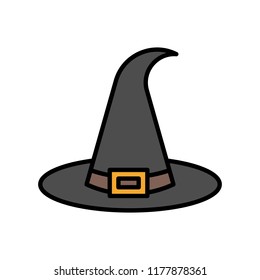 magic witch hat icon 