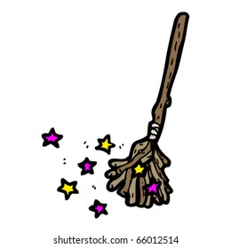 magic witches broom cartoon