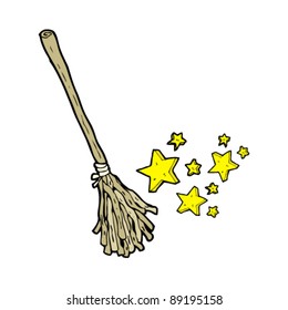 magic witches broom cartoon