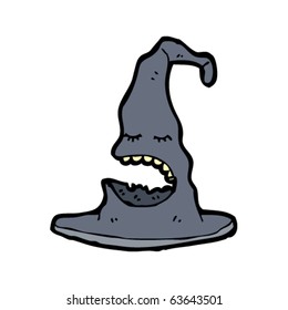 magic witch's hat cartoon