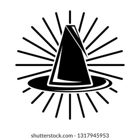 the magic wizard with sunburst logo