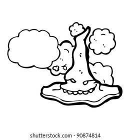 magic wizards hat with face