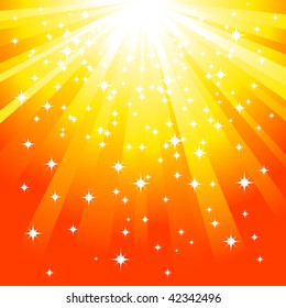 Magic yellow background Vector. Visit my portfolio for big collection of backgrounds