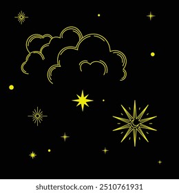 Magic Yellow Vectors For Your Design To Perfect Design