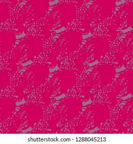 Magical abstract background multicolor geometric seamless.