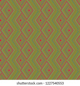 Magical abstract background multicolored cube geometric pattern seamless.