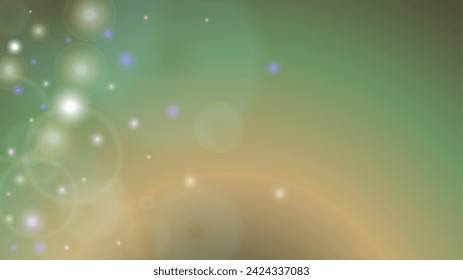Magical Abstract Defocused Light Spot Background Design. Christmas snowfall Vector Horizontal Illustration. Cosmic Print. Glitter confetti. Good for Banners, Posters, Covers, Flyers, Cards.