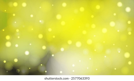 Magical Abstract Defocused Light Spot Background Design. Christmas snowfall Vector Horizontal Illustration. Cosmic Universe Print. Glitter confetti. Good for Banners, Posters, Covers, Flyers.