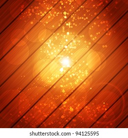 Magical Abstract Wood Vector Background