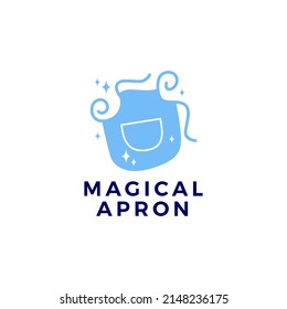 Magical Apron Logo Vector Icon Illustration