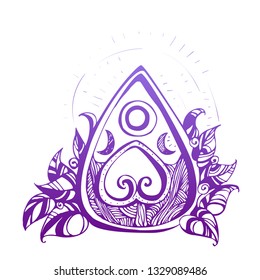Magical art Ouija board object