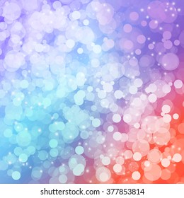 Magical background with colorful bokeh