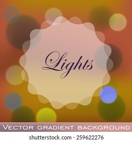 Magical Blurred background with lights bokeh