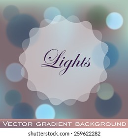 Magical Blurred background with lights bokeh