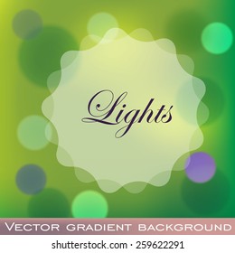 Magical Blurred background with lights bokeh
