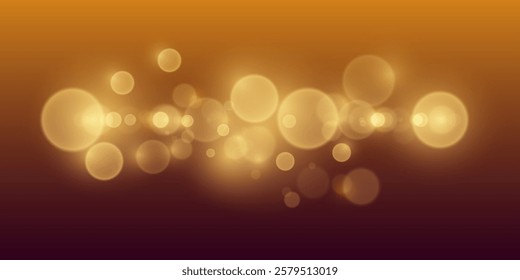 Magical bokeh effect. Shiny light effect of dust and glitter.