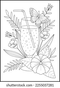 Magical Butterflies Adult Coloring Pages