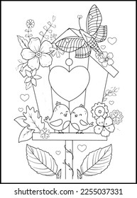 Magical Butterflies Adult Coloring Pages