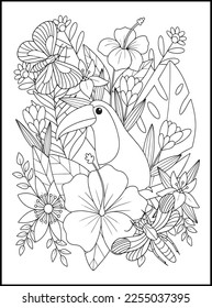 Magical Butterflies Adult Coloring Pages