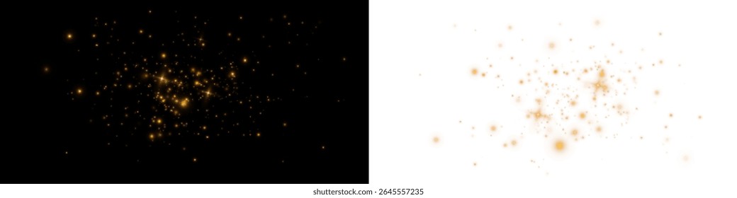 Magical Celebration Path PNG Featuring Golden Glow, Bokeh Shine, and Falling Spark Effect for Festive Greeting Cards and Decorations.