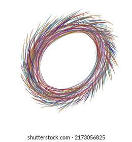 Magical circle line art wallpaper