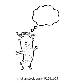 magical creature dancing cartoon