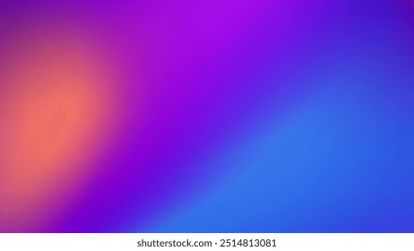 Fundo gradiente mágico e sonhador com uma mistura de roxo, azul e laranja. Ideal para desenhos de fantasia ou abstratos.