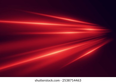 Magical dynamic movement of lines and light. Vector illustration