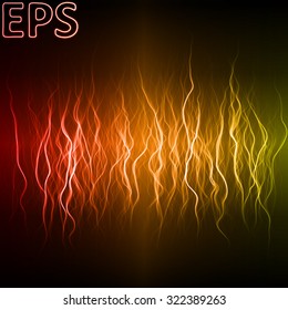 magical energy effect with lines.