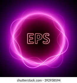 magical energy illustration. abstract vector with smooth lines.