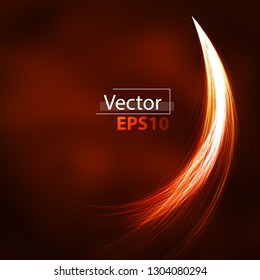 Magical explosion of bright lines from the center, bright postcard vector illustration. The concept of the beginning of life, the beginning of the project.