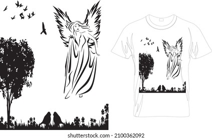 MAGICAL  FAIRY GRAPHIC TEES..Fairy Tail Girls Womens TShirt,Custom Fairy T-shirt, Mother's Day Gift,Gift For Her, Mother's Day T-shirt, Gift For Mom.