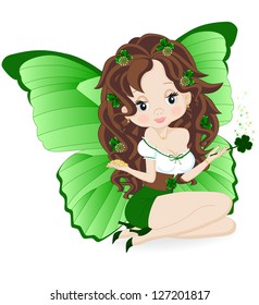 magical fairy for the holiday St. Patrick's Day