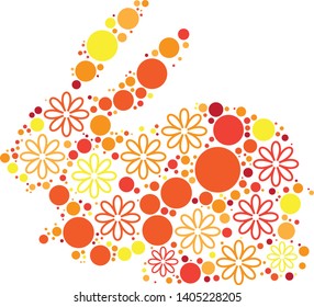 
Magical floral circle animals in red, orange and yellow colors is perfect for your party invites, crafts, nursery illustration, fashion, t-shirts, web, stationary, card making projects, design ,