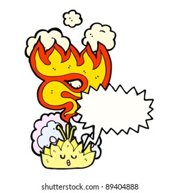 Zauberblume mit Sprudelkartoon