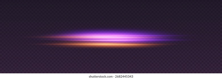 The magical glow of high-speed lines and light.