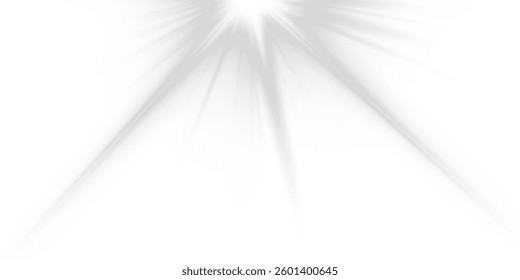 magical glowing light effect featuring bright sparkles, shining flares, and fantasy bursts. Perfect for party designs, space visuals, abstract decorations, and transparent overlays. Vector