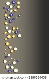 Magical gold red polka dots Gray backdrop Vertical wallpaper Copy space text Birthday greeting card Simple design Birthday Cute template Shimmering surface Perfect invitation template Party college