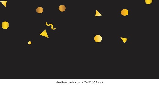 Magical Golden Sparks and Stars Floating on Black Background with Christmas Bokeh Effect. Abstract Golden Light Particles and Sparkling Dust Trail on Dark Black Background for Holiday Design