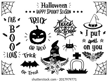 Magical halloween quote illustration Vector for banner, poster, flyer