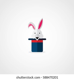 magical hat design vector.