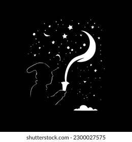 Magical - High Quality Vector Logo - Vector illustration ideal for T-shirt graphic
