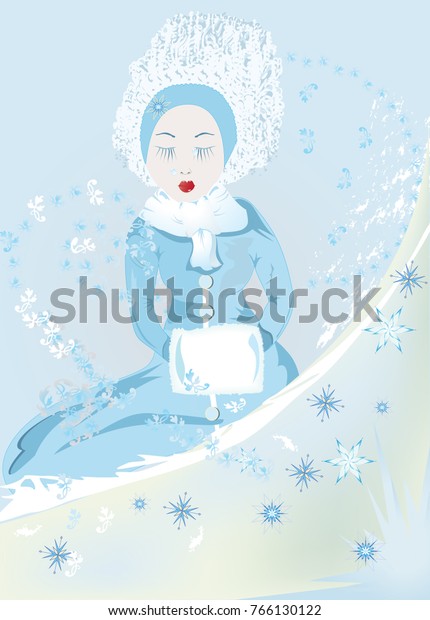 ice blue winter coat